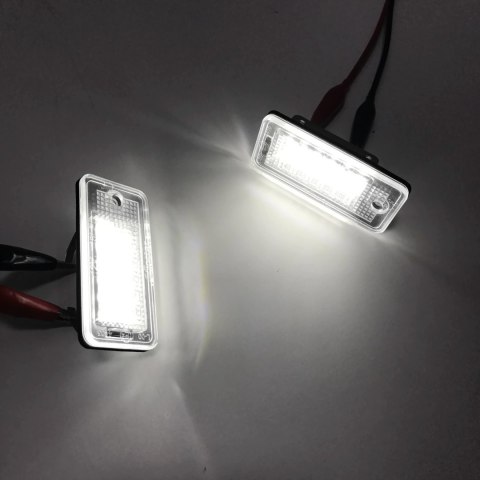 LAMPKI REJESTRACJI LED AUDI A3 A4 A6 A8 Q7 TABLICY