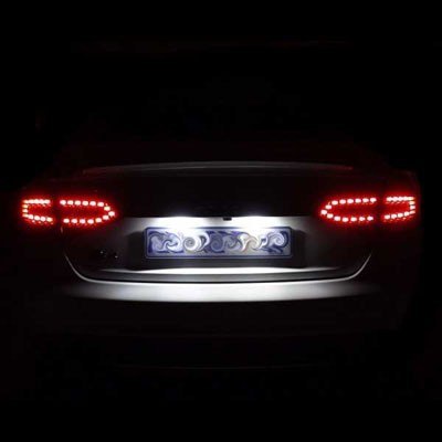 LAMPKI REJESTRACJI LED AUDI A3 A4 A6 A8 Q7 TABLICY