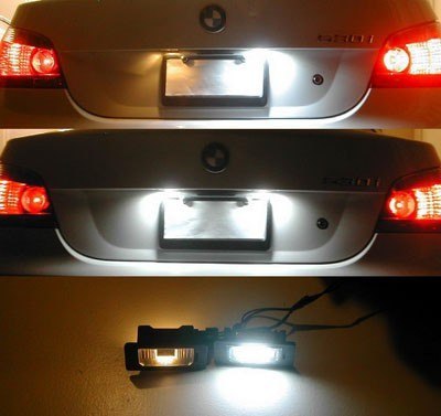 LAMPKI REJESTRACJI LED BMW E90 E91 E39 E60 E61 E70