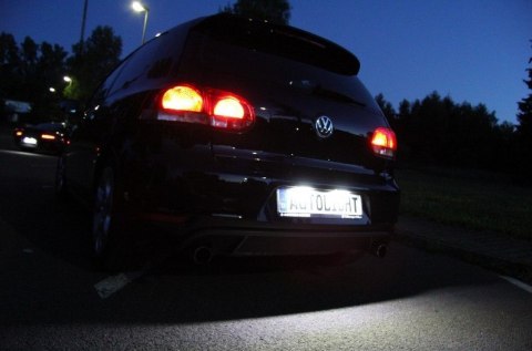 LAMPKI LED REJESTRACJI VW GOLF 5 6 POLO PASSAT CC