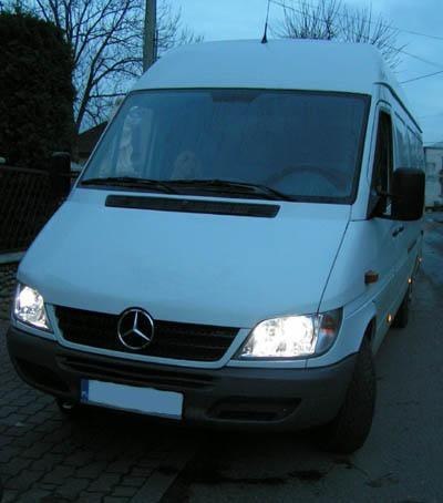 LAMPY MERCEDES SPRINTER W903 W905 BI XENON SOCZEWKOWE