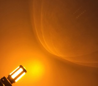 Żarówka LED SMD 5630 ba15s P21W pomarańczowa 12V