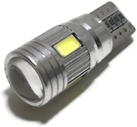 ŻARÓWKA LED W5W T10 5630 SMD CanBus SOCZEWKA 12v