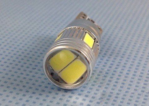 ŻARÓWKA LED W5W T10 5630 SMD CanBus SOCZEWKA 12v