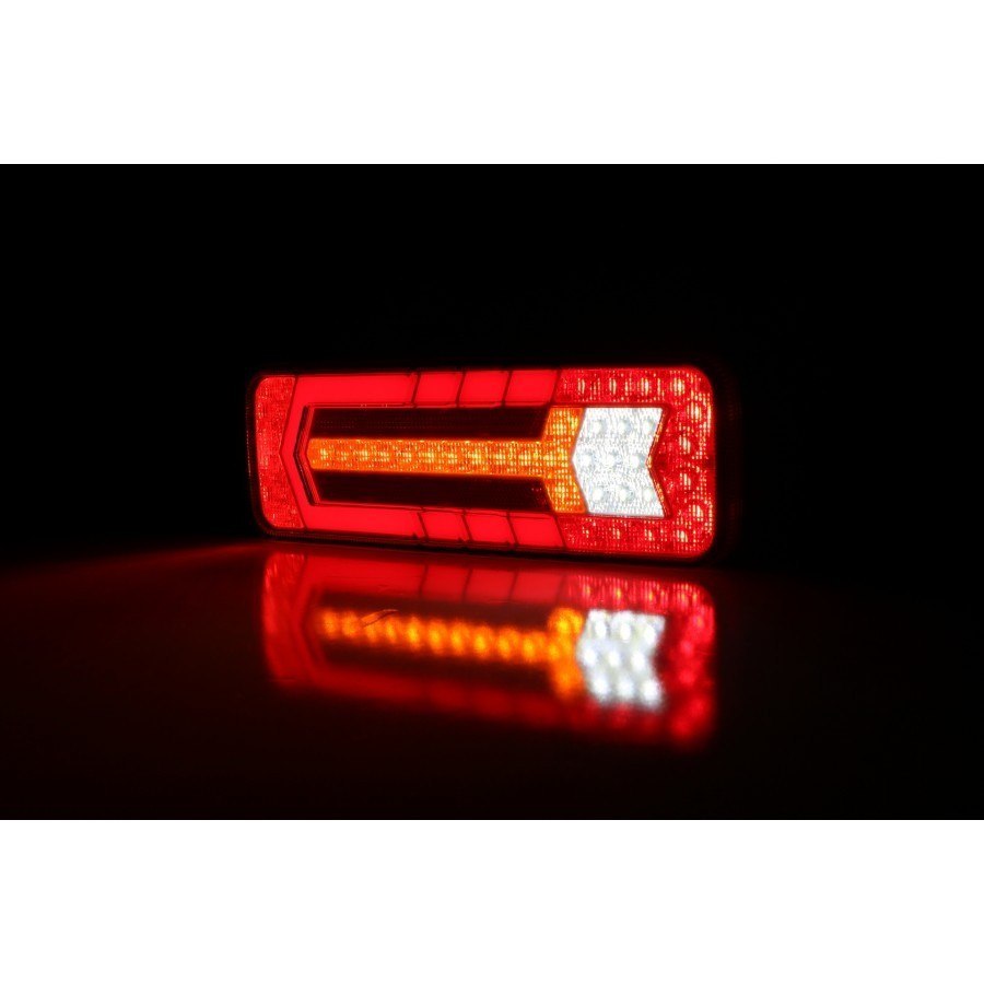 Lampy tylne zespolone LED ARROW – idealny komplet 12V/24V do przyczep i ciężarówek