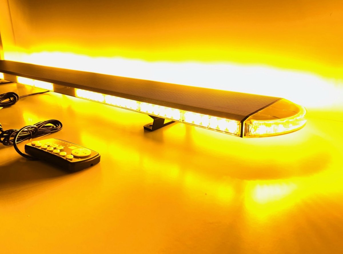 Belka ostrzegawcza LED 145 cm – niezawodne oświetlenie dla pojazdów specjalnych