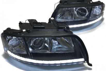 LAMPY AUDI A6 C5 pasek led do jazdy dziennej z kierunkowskazem